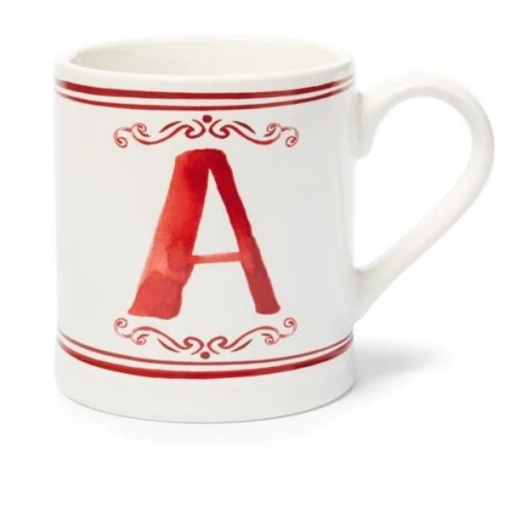 NWT Sur La Table Monogram 'A' Mug
